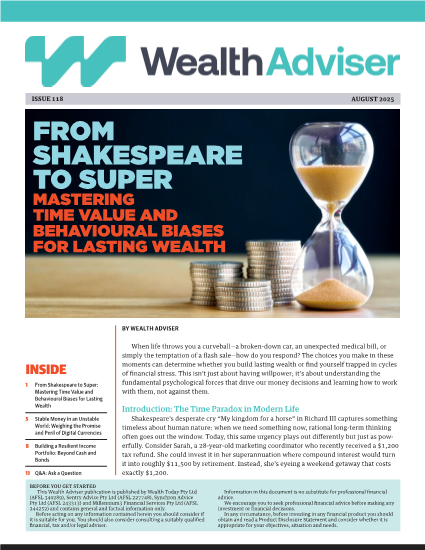 Wealth Adviser newsletter - Issue 118