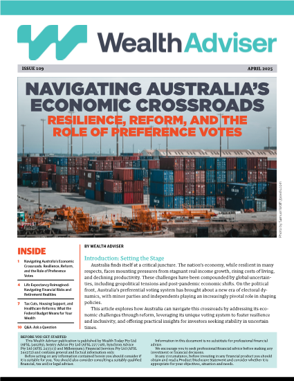 Wealth Adviser newsletter - Issue 109