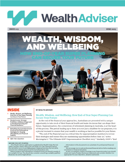 Wealth Adviser newsletter - Issue 113