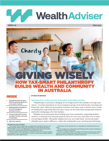 Wealth Adviser newsletter - Issue 116