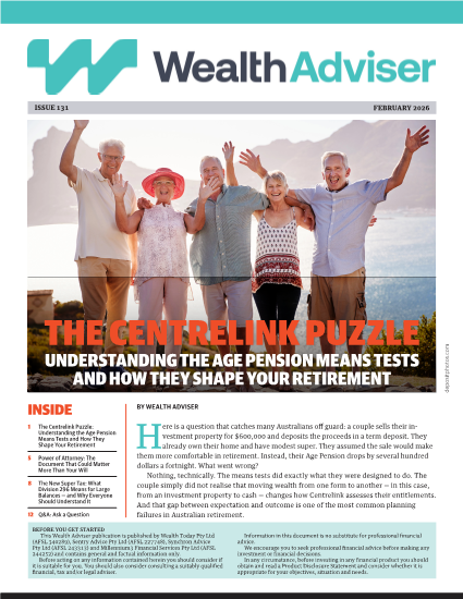 Wealth Adviser newsletter - Issue 131